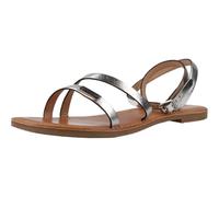 Les Tropéziennes par M. Belarbi Women's Hanak City Sandal Shoes, Silver, 5 UK
