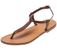 LES TROPEZIENNES PAR M. BELARBI Women's Harvil Sandal, Tan, 3.5 UK