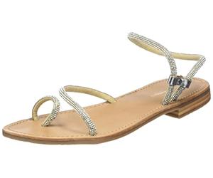 LES TROPEZIENNES PAR M. BELARBI Women's Hodaxa Sandal, Silver, 6 UK