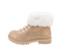 LES TROPEZIENNES PAR M. BELARBI Women's Lacen Snow Shoe, Beige Leopard, 4 UK