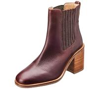 LES TROPEZIENNES PAR M.BELARBI Women's Ludy Fashion Boot, Burgundy, 4 UK