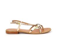 Les Tropéziennes par M. Belarbi Women's Monaco Sling Back Sandals, Gold (Or/Serpent), 3.5 UK