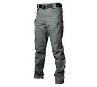 Les umes Mens Outdoor Cargo Work Trousers Cotton Tactical Combat Pants Multi Pocket Camping Hiking Trousers Army Green 38/Lable Size 2XL