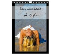 Les vacances de Sofia (Calendrier mural 2026 DIN A4 horizontal), CALVENDO calendrier mensuel: Photos érotiques de vacances d'une jeune femme blonde, nue, se prélassant sur une plage.