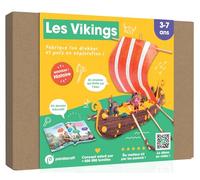 Les Vikings - kit Pandacraft 3-7 ans: Fabrique ton drakkar et pars en exploration !