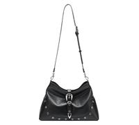LES VISIONNAIRES Elisa Rivet Shoulder bag Leather 40 cm black