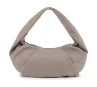 LES VISIONNAIRES Greta Essential Shoulder Bag Leather 43 cm gray
