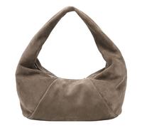 LES VISIONNAIRES Greta Essential Shoulder Bag Leather 43 cm gray