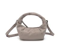 LES VISIONNAIRES Greta Mini Essential Handbag Genuine Leather 23 cm gray