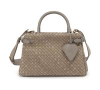 LES VISIONNAIRES Issac Weave Handbag Genuine Leather 31 cm brown