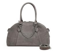 LES VISIONNAIRES Odette Cozy Chain Shoulder Bag Leather 38 cm gray