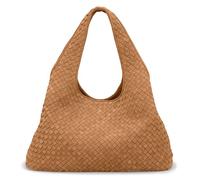 LES VISIONNAIRES PAZ Weave Shoulder Bag Leather 44 cm brown