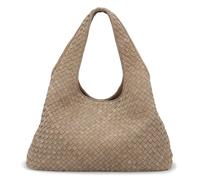 LES VISIONNAIRES PAZ Weave Shoulder Bag Leather 44 cm brown