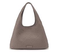 LES VISIONNAIRES Paz Weave Silky Shoulder Bag Leather 42 cm gray