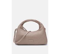 Les Visionnaires Sadie Large Weave Cozy Strap Handbag Cappuccino