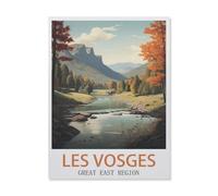 Les Vosges Grand Est Region，Paper Jigsaw Puzzle 1000 Pieces Adult Toys Decompression Game（38x26cm）-GN16
