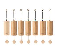 LeSage Chakra Chime Bamboo Meditation Chimes for Outdoors Zen Wind Chime Yoga Deep Sound Healing Instruments Chimes Set 7 Chord Home Decoration