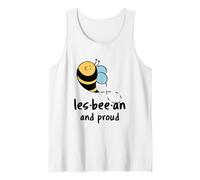 Lesbeean and Proud Bee Lesbian TShirt Womens Gay Pride LGBT Tank Top