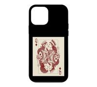 Lesbian Black Queen of Diamonds Card Gay Pride Melanin Locs Case for iPhone 12 mini