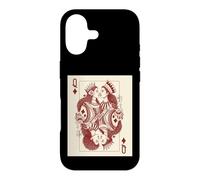 Lesbian Black Queen of Diamonds Card Gay Pride Melanin Locs Case for iPhone 17