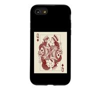 Lesbian Black Queen of Diamonds Card Gay Pride Melanin Locs Case for iPhone SE (2020) / 7/8