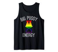 Lesbian Cat Lover Gay Pride Stuff Pussy Cat Shirt Big Energy Tank Top