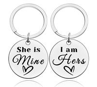 Lesbian Couple Gift Valentine Day for Couple LGBT Keyring Gift Romantic Present for Girlfriend Gay Pride Keychain Gifts for Women Wedding Anniversary Birthday Presents for Her Lesbian Keychain