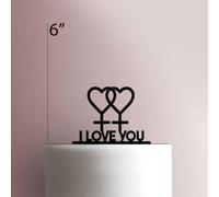 Lesbian I love You- Acrylic Cake Topper 7 Inch Width/Light Green