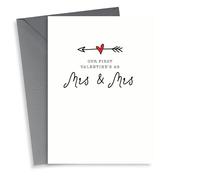 lesbian lgbt Valentines Day Card 7680