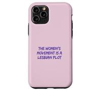 Lesbian Plot Vintage 70s Feminist Tee Lavender Menace Histor Case for iPhone 11 Pro