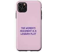 Lesbian Plot Vintage 70s Feminist Tee Lavender Menace Histor Case for iPhone 11 Pro Max