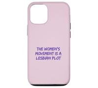 Lesbian Plot Vintage 70s Feminist Tee Lavender Menace Histor Case for iPhone 12/12 Pro