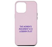 Lesbian Plot Vintage 70s Feminist Tee Lavender Menace Histor Case for iPhone 12 Pro Max