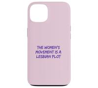 Lesbian Plot Vintage 70s Feminist Tee Lavender Menace Histor Case for iPhone 13