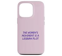 Lesbian Plot Vintage 70s Feminist Tee Lavender Menace Histor Case for iPhone 13 Pro