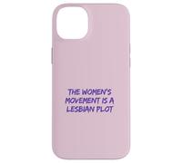 Lesbian Plot Vintage 70s Feminist Tee Lavender Menace Histor Case for iPhone 14 Plus