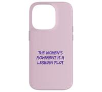 Lesbian Plot Vintage 70s Feminist Tee Lavender Menace Histor Case for iPhone 14 Pro
