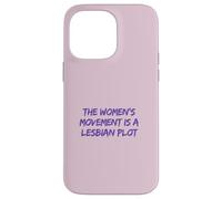 Lesbian Plot Vintage 70s Feminist Tee Lavender Menace Histor Case for iPhone 14 Pro Max