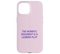 Lesbian Plot Vintage 70s Feminist Tee Lavender Menace Histor Case for iPhone 15