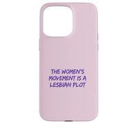 Lesbian Plot Vintage 70s Feminist Tee Lavender Menace Histor Case for iPhone 15 Pro Max
