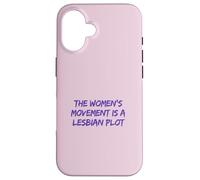 Lesbian Plot Vintage 70s Feminist Tee Lavender Menace Histor Case for iPhone 16