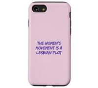 Lesbian Plot Vintage 70s Feminist Tee Lavender Menace Histor Case for iPhone SE (2020) / 7 / 8