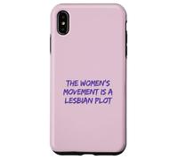 Lesbian Plot Vintage 70s Feminist Tee Lavender Menace Histor Case for iPhone XS Max
