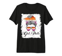 Lesbian Pride Flag Gal Pals Premium T-Shirt