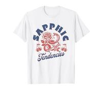 Lesbian Pride Sapphic Tendencies Lavender Menace T-Shirt