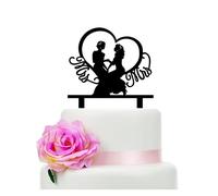 Lesbian Wedding Cake Topper, Mrs & Mrs Cake Topper for Female's Wedding Party Supply, Lesbian Marriage Union Party decor