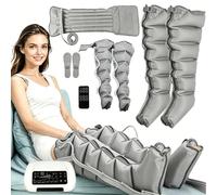 LESBJFDM Air Compression Massager with Leg Recovery System, Electric Lymphatic Drainage Machine for Blood Flow Pain Relief, Pressotherapy for Lipedema Lymphedema Post-Surgery Recovery Treatment