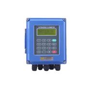 LESBJFDM Clamp-On Ultrasonic Flow Meter, Wall-Mount Digital Liquid Flowmeter with Transducers, No Pipe Cutting Required, ±1% Accuracy, for DN300-DN6000mm Pipes, Ideal for Industrial Applications