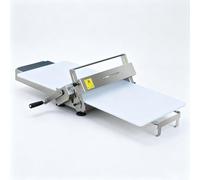 LESBJFDM Manual Dough Sheeter Machine - Upgrade Foldable Pastry Roller with Adjustable Thickness 0-25mm, Stainless Steel Dough Press & Croissant Laminator for Home & Commercial Bakeries, Pizza Dough