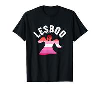 Lesboo Lesbian Ghost Spooky Halloween Funny LGBT Pride T-Shirt